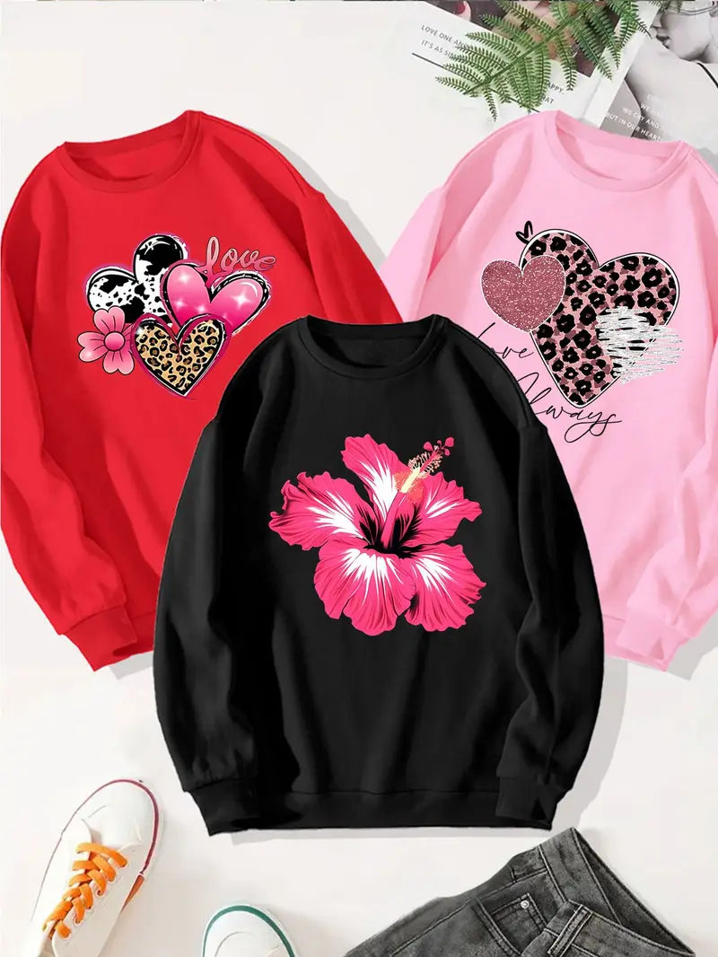 Women's 3pcs Sweatshirt Set