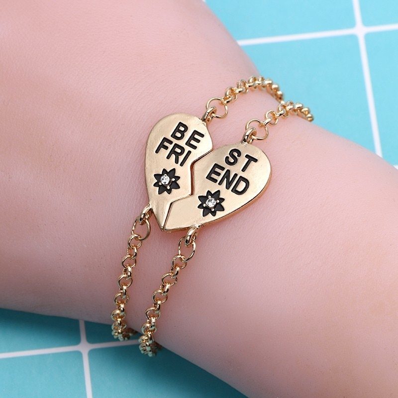 Best Friend Heart-Shaped Bracelets