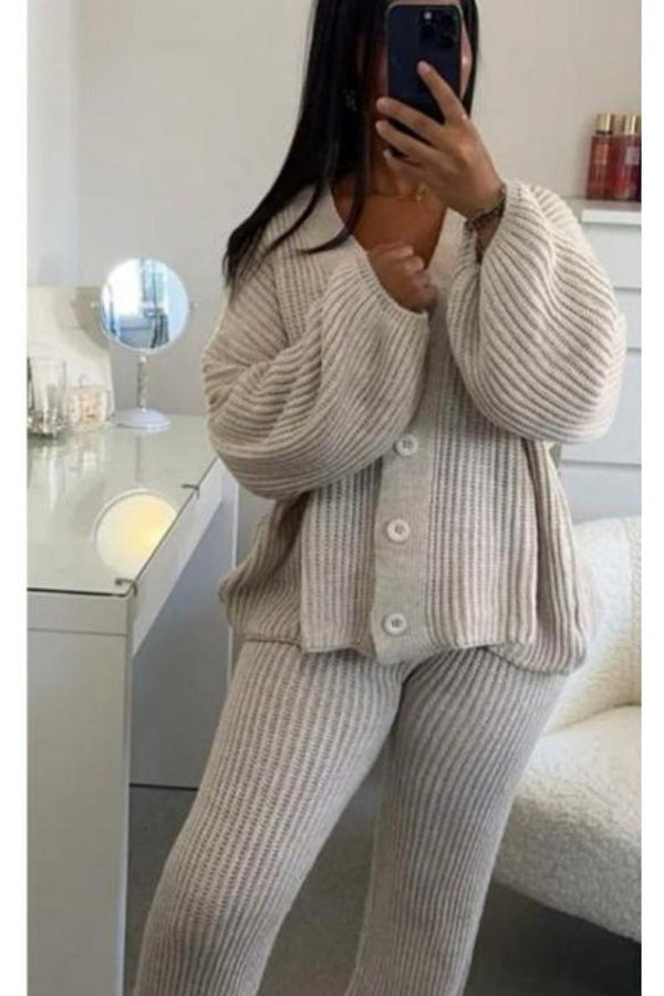 4 Buttons Loungewear Set