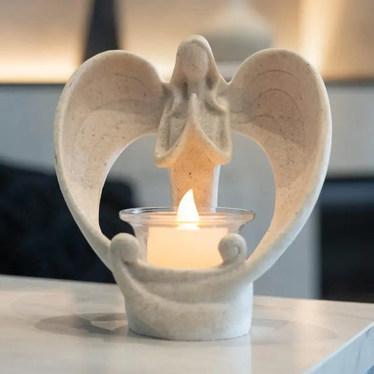 GloBrite Guardian Angel Candle Holders