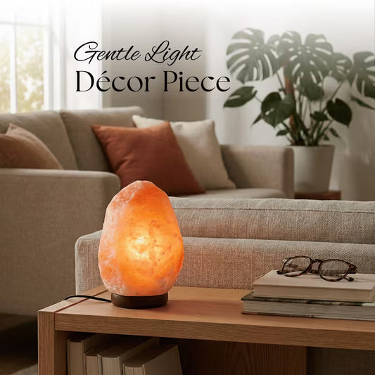 00% Real Himalayan Crystal Rock Salt Lamp