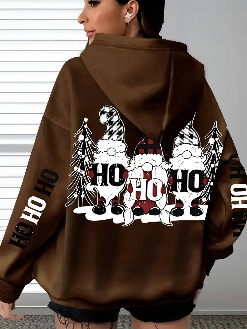 Women's Plus Size Christmas Hoodie