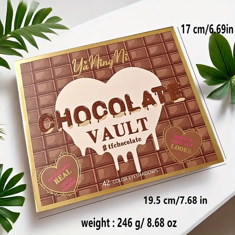 42-Color Chocolate Pattern Eyeshadow Palette