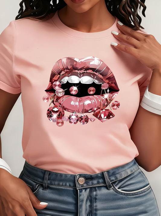 Sexy Lip Print T-Shirt