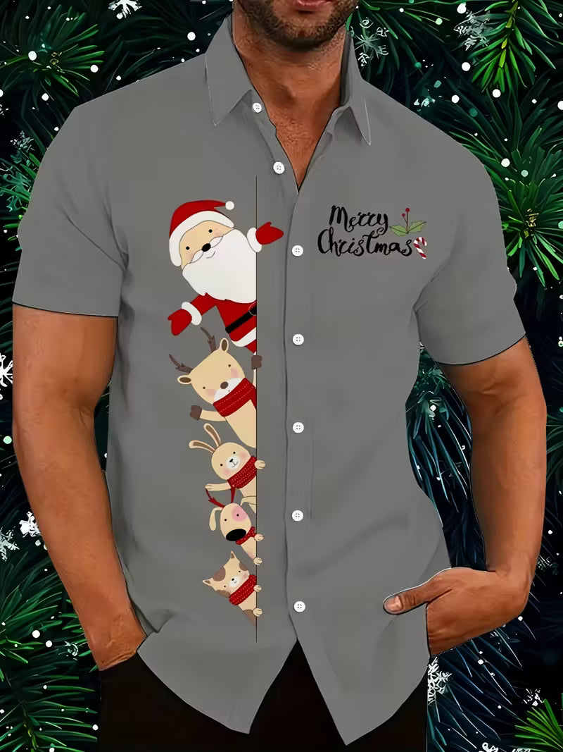Festive Men's Christmas Shirt