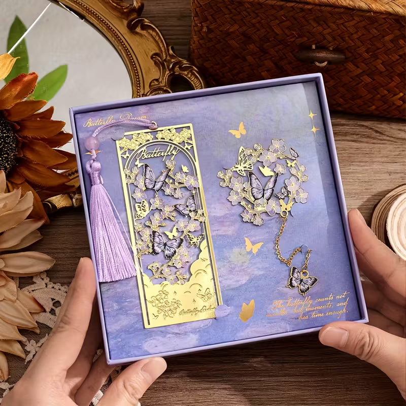 2pcs Butterfly Bookmarks