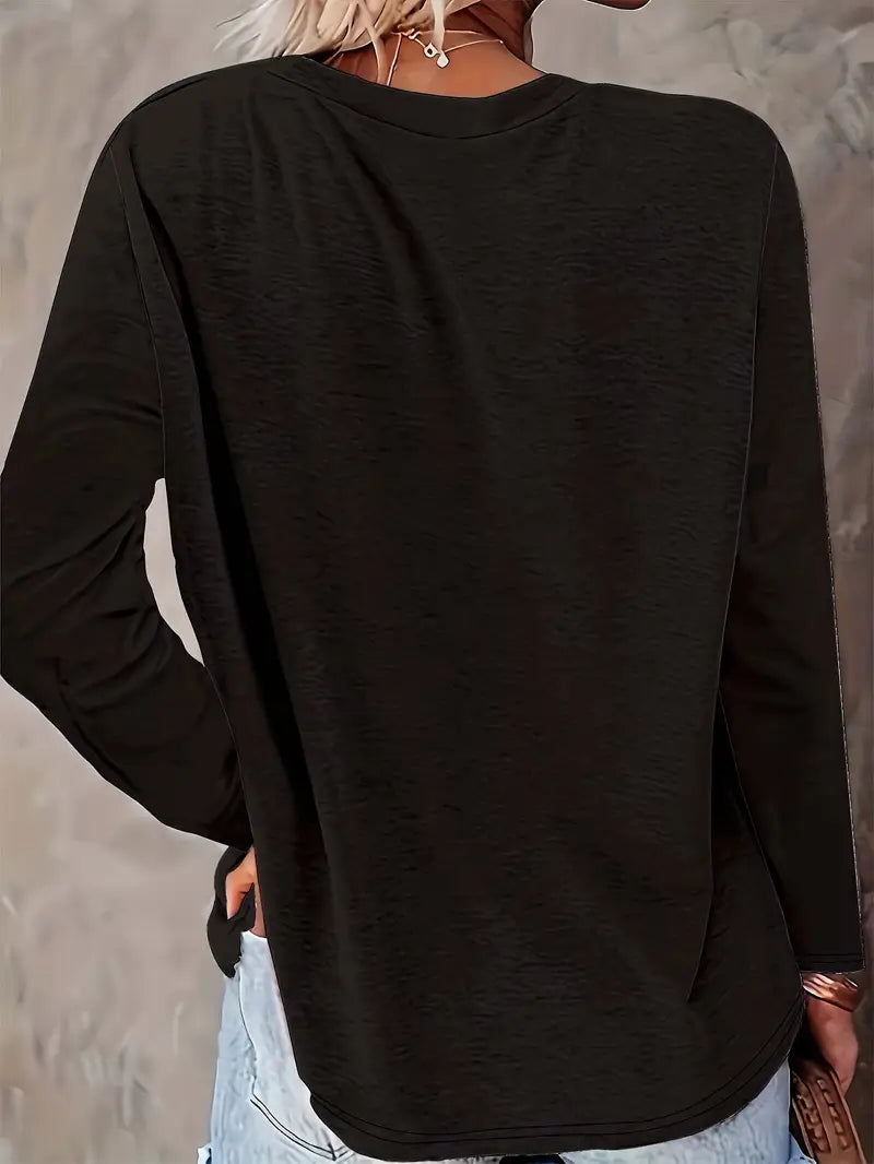 Women's Christmas 2024 Graphic Long Sleeve T-Shirt