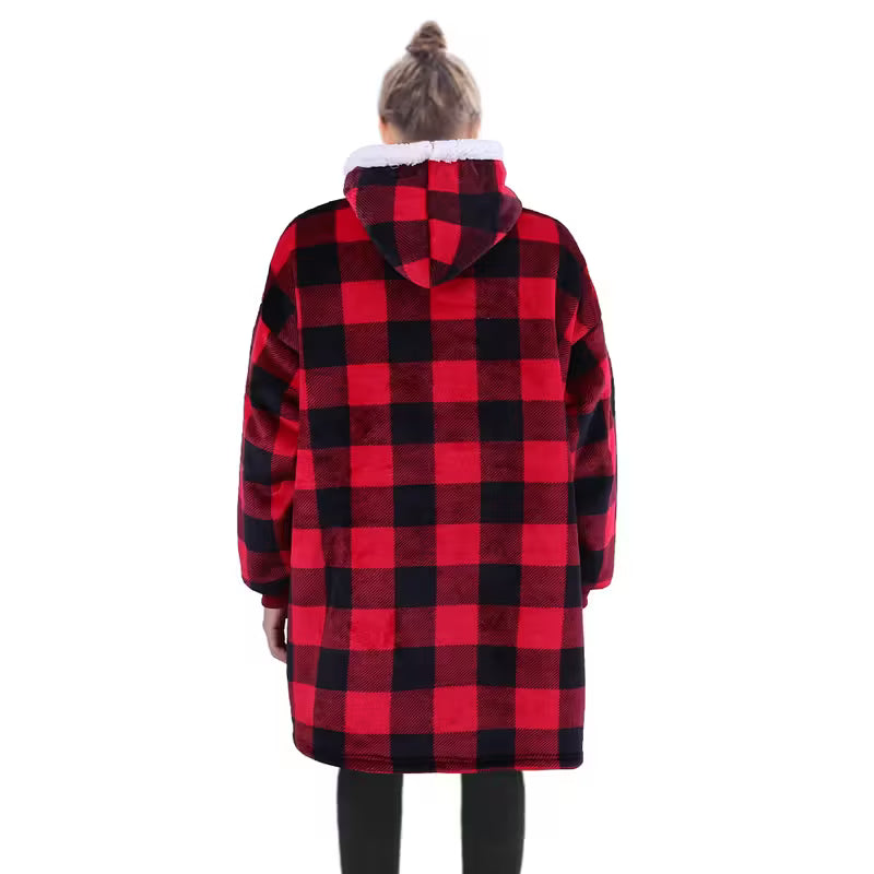 Oversized Hooded Blanket Sweatshirt