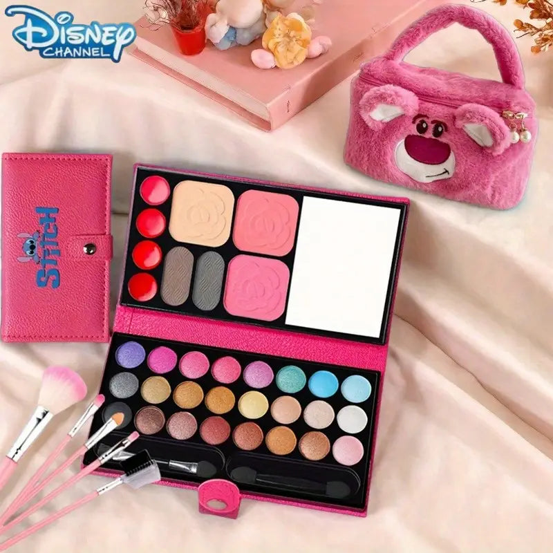 Makeup Palette + Brush Set + Cosmetic Bag