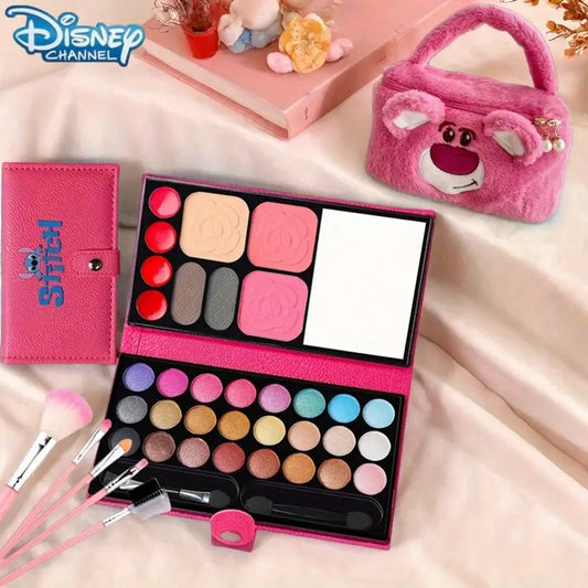 Makeup Palette + Brush Set + Cosmetic Bag