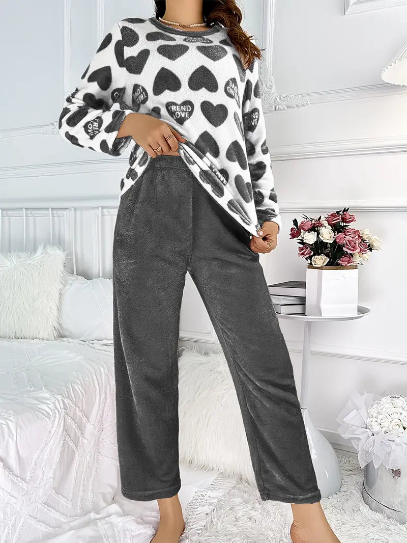 Autumn and Winter Flannel Women's Loungewear