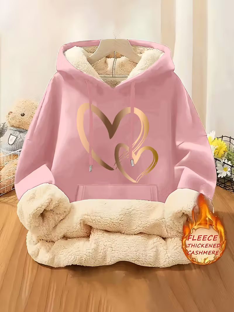 Women's Fleece-Lined Hooded Sweatshirt