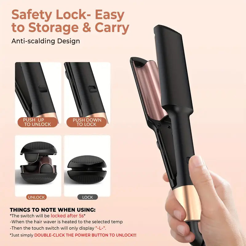 Dual Voltage Ceramic Mini Curling Iron