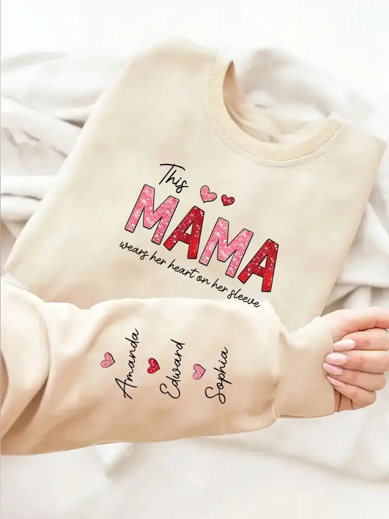 Women's "This Mama Loves Her s" Long Sleeve Sweatshirt