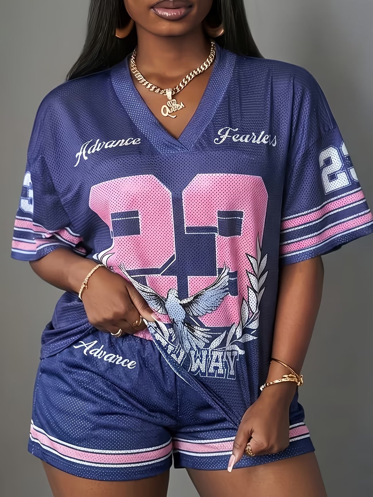 2pcs Women' 2pcs Streetwear Outfit