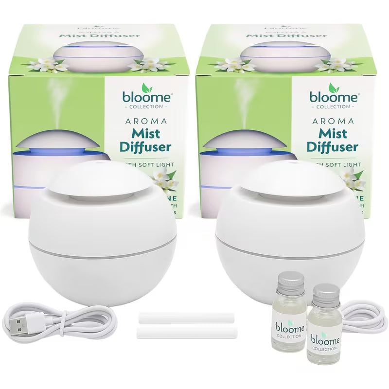 Bloome 2 Pack Electric Aroma Mist Diffuser