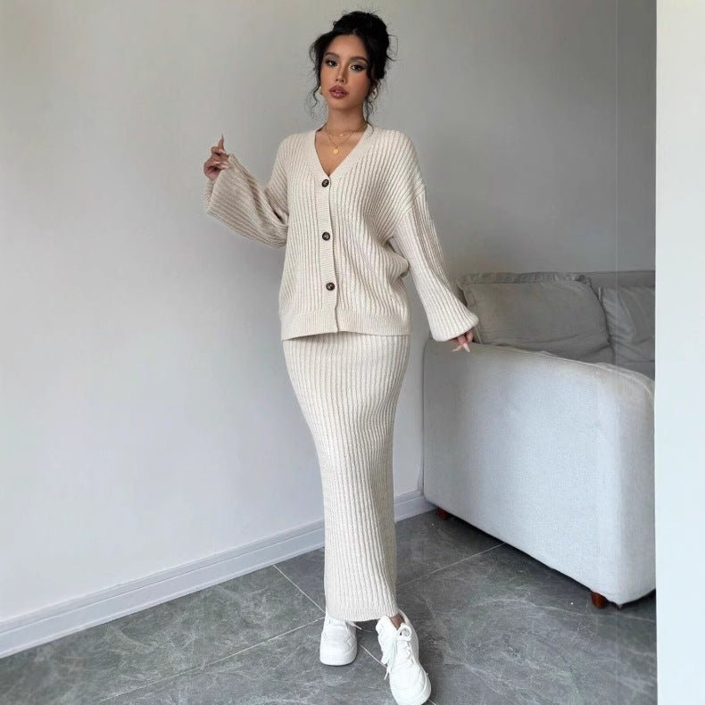 2-piece Sweater And Skirt