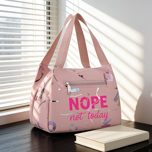 NOPE Not Today Large-Capacity Handbag