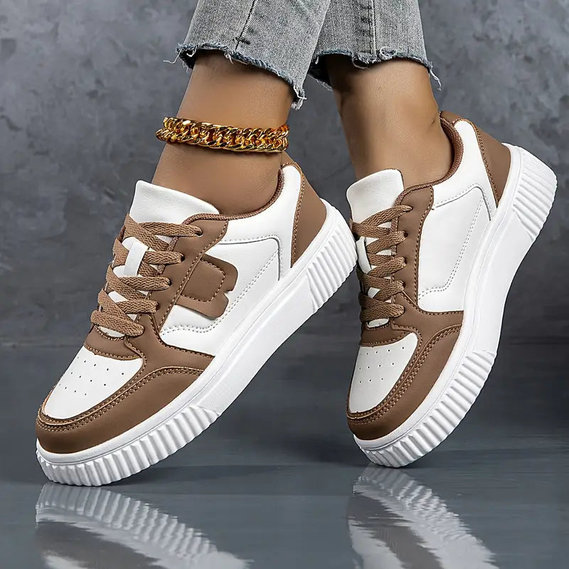Two-Tone Fashion Sneakers]