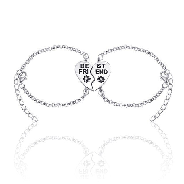 Best Friend Heart-Shaped Bracelets