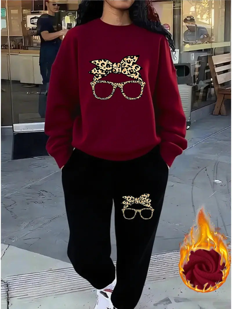 Women'S Leopard Print Casual Outfit