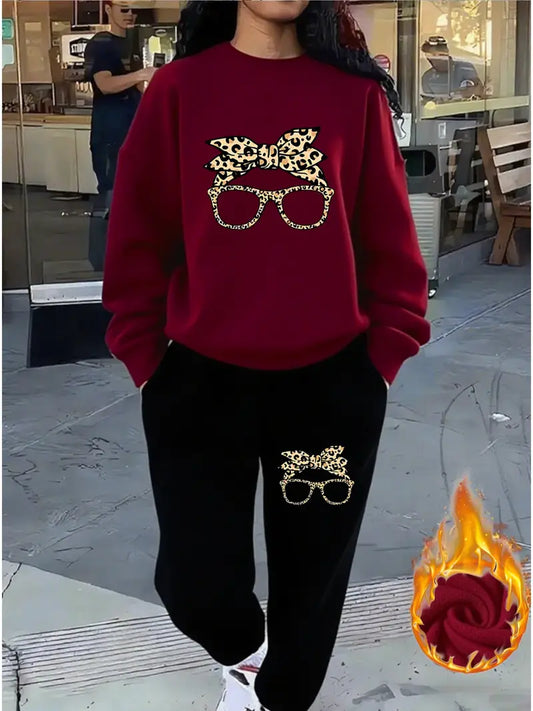 Women'S Leopard Print Casual Outfit