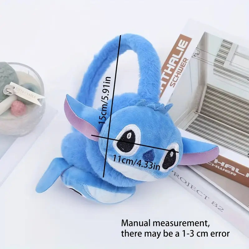 One Stitch Cartoon Cute Thickened Warm Ear Muffs,
