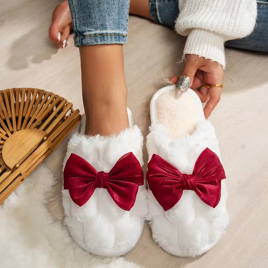 Plush Slip-On Slippers