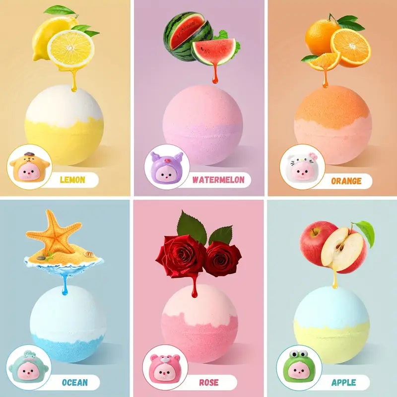 6pcs Bath Bomb Gift Set