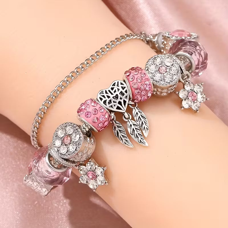 1pc 19cm/7.48-inch Elegant Handmade Jewelry Ladies' Bracelet