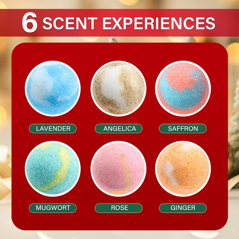 12-Pack Luxury Bath Bomb Gift Set