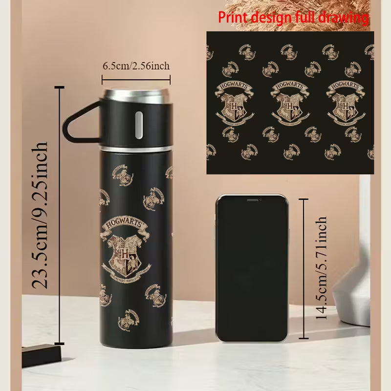 Set Warner Bros. Harry Potter Stainless Steel Vacuum Flask Set,
