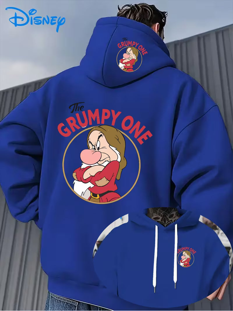Men'S Hoodie - Grumpy Dwarf Design Pullover Sweatshirt,