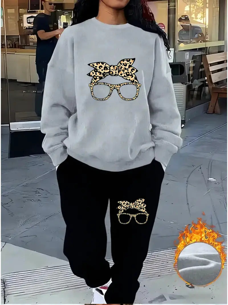 Women'S Leopard Print Casual Outfit