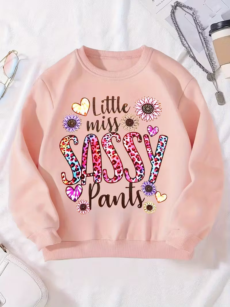 Casual Style, Little Miss Sassy Pants" Girls'