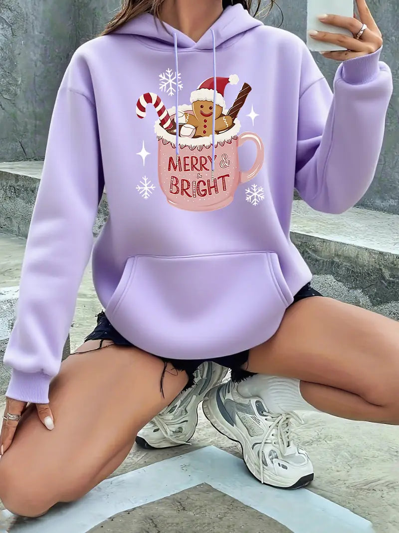 Women's Dark Green Hooded Sweater