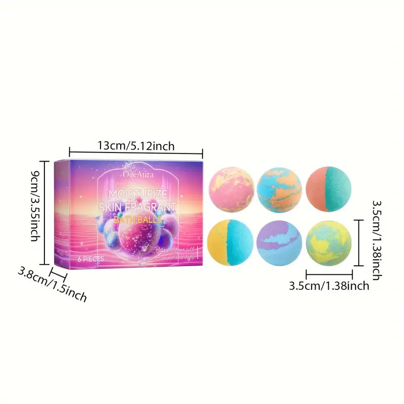 6-Piece Bath Bomb Set -
