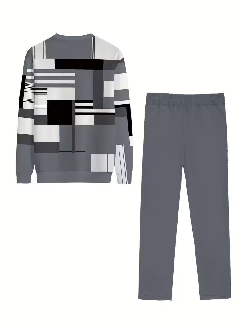 n Long Sleeved and Long Pants Set | Crew Neck