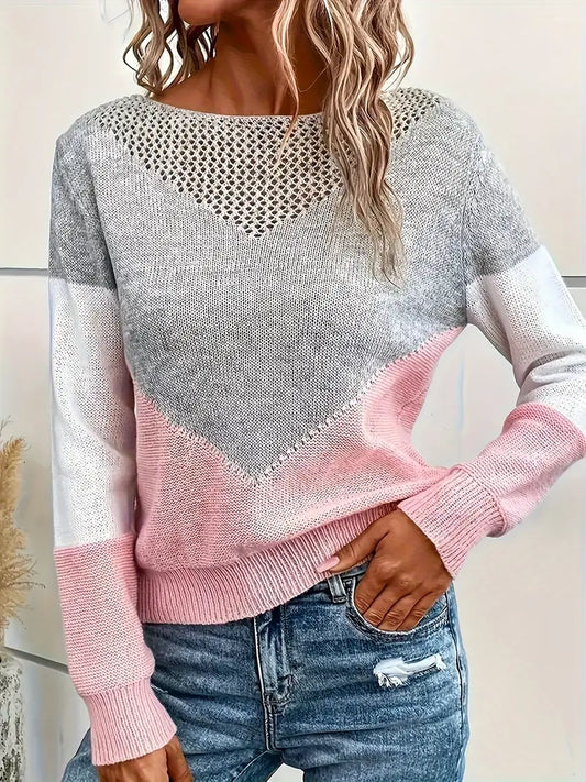 Women's Geometric Pattern Sweater