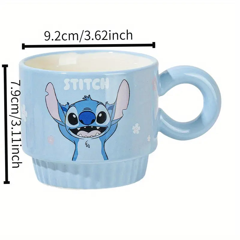 New Stitch Ceramic Stacking Single Cup