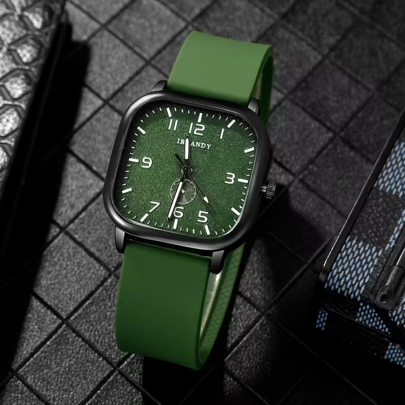 Retro Casual Stylish Fashion Men's Luxury Quartz Wristwatch,