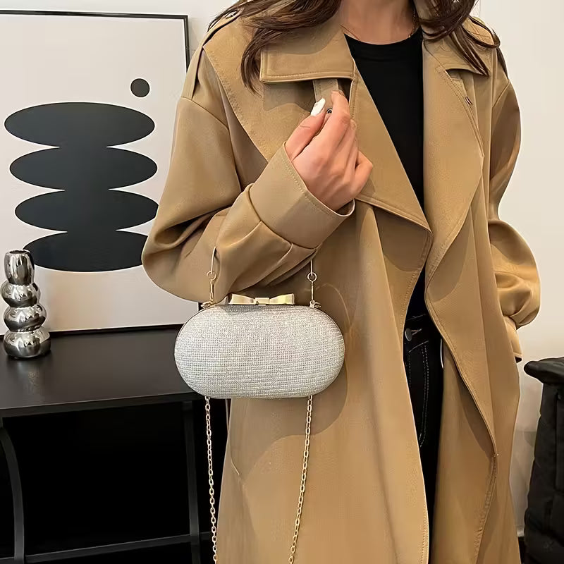 Light Luxury Sequin Simple Handbag,