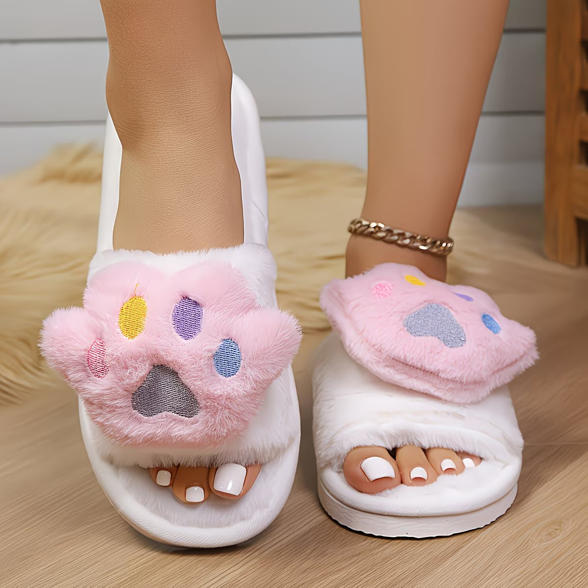 Valentine's Heart Slippers – Women's Spring & Autumn