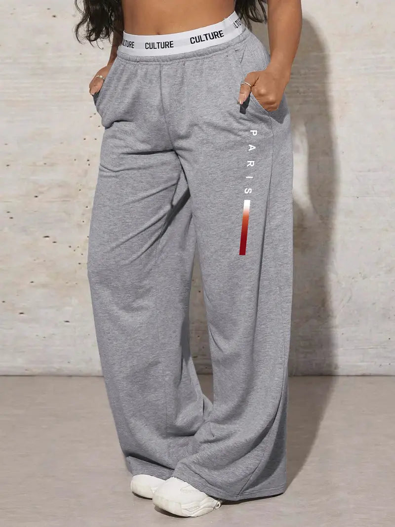 High-Waist Wide-Leg Pants