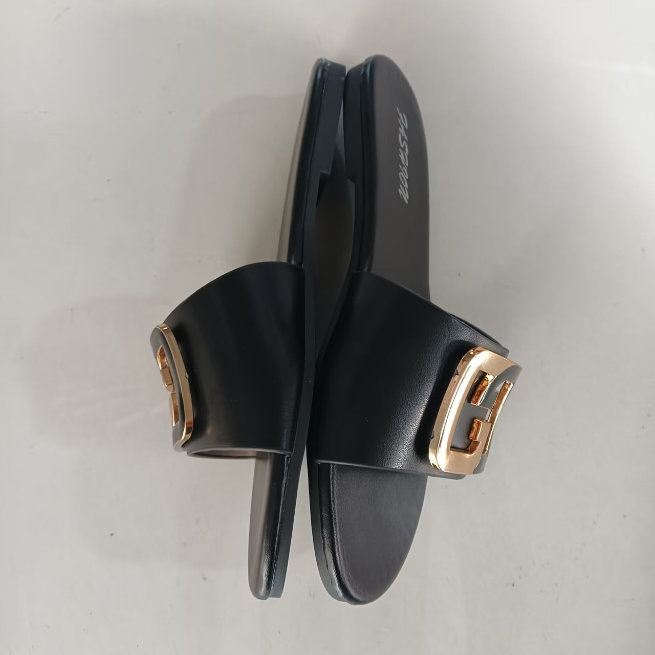 Women'S Color-Blocked Slip-On Sandals,