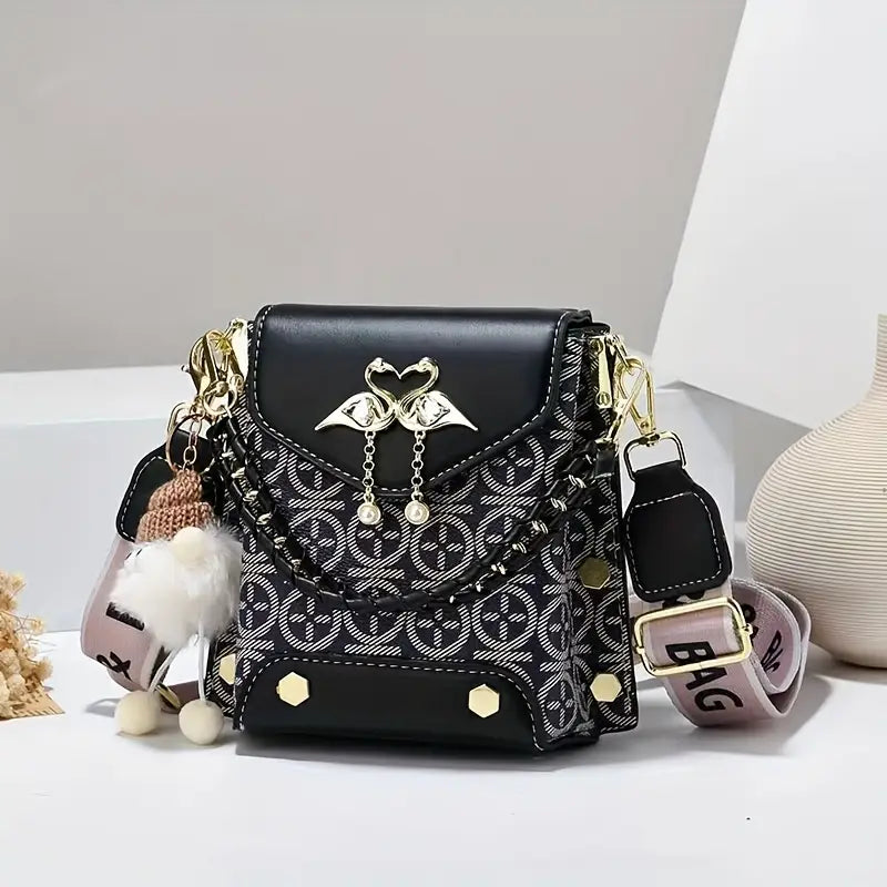 Shop our elegant checkered small handbag featuring a timeless pattern perfect for sophisticated style