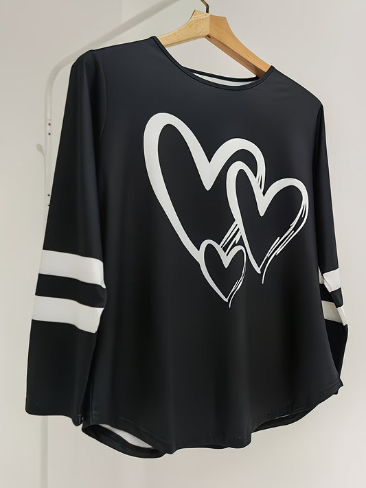 Plus Size Love Valentine's Day Top
