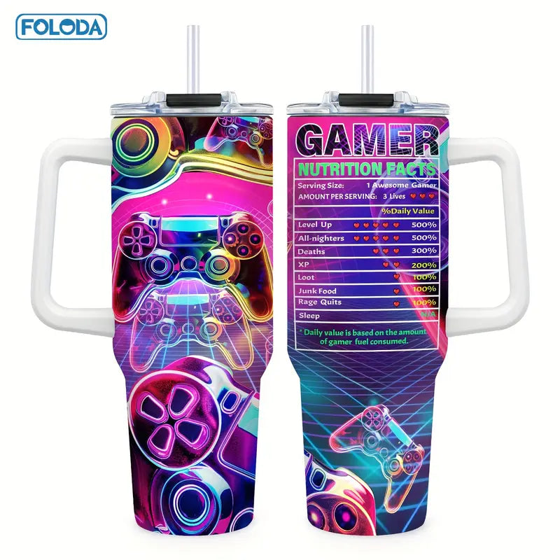 [Gamer-Themed] Foloda 40oz | Stainless Steel