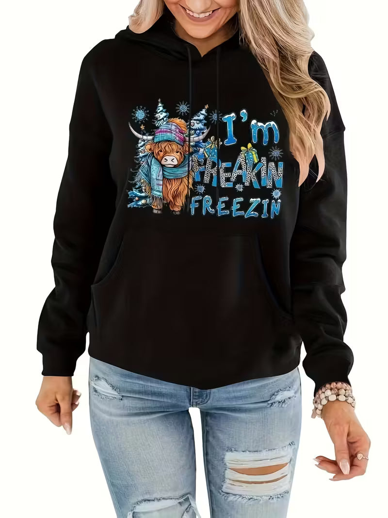 Women's Black Hoodie