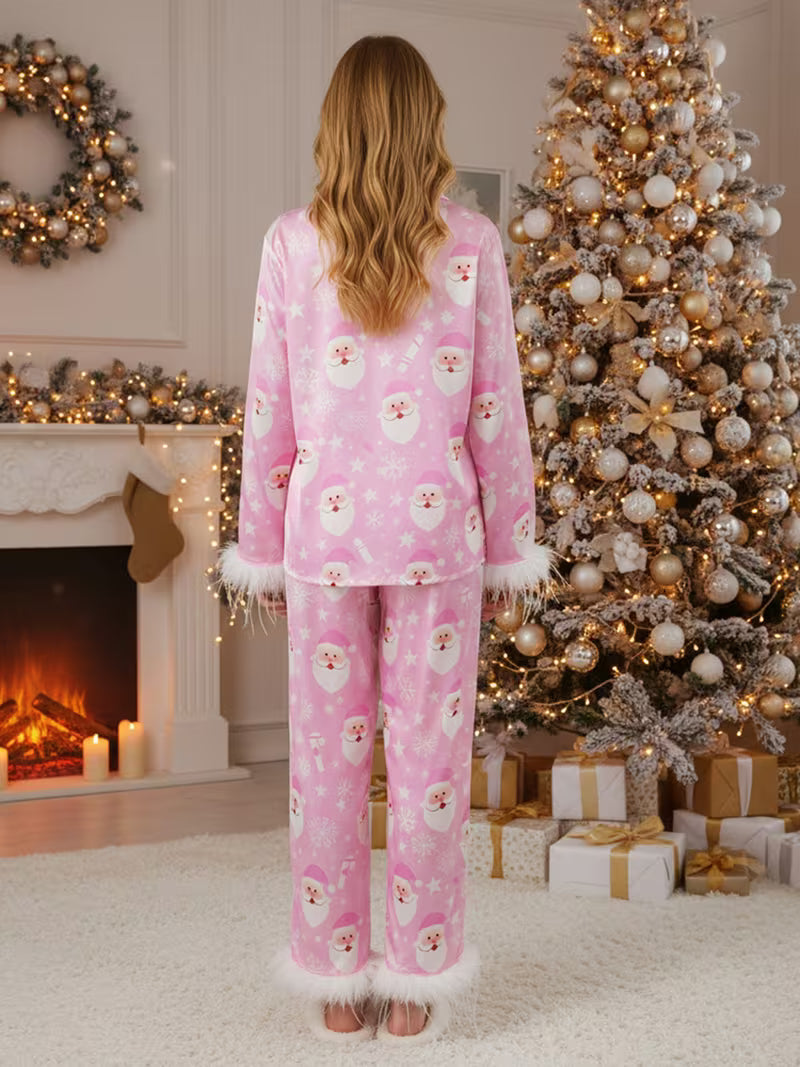 Women's 2pcs Christmas Pajama Set